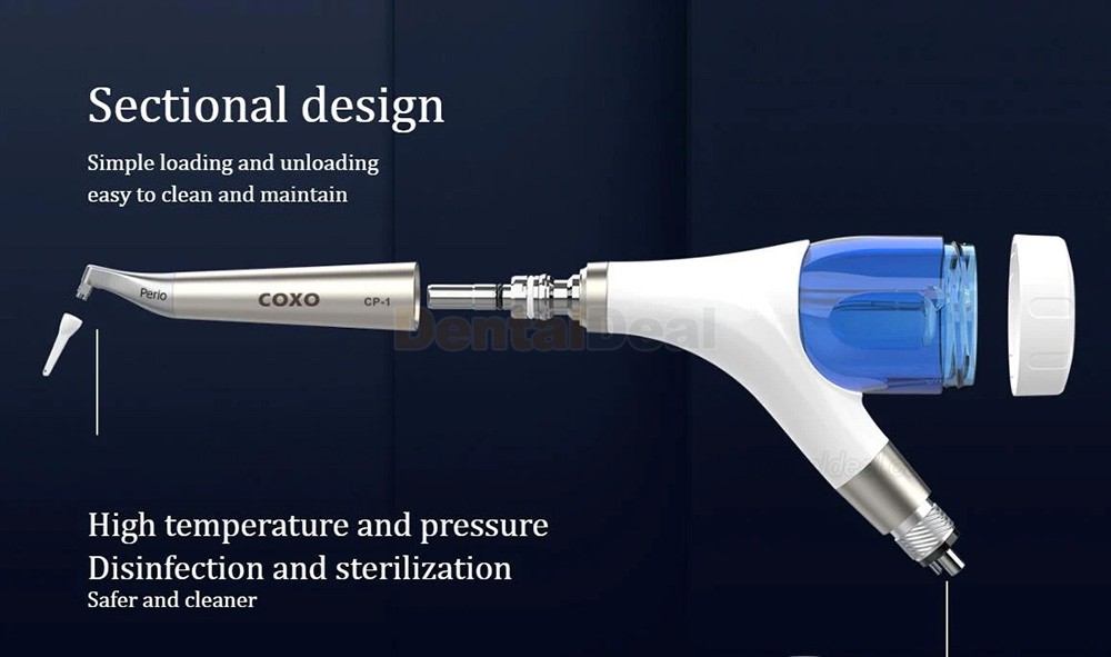YUSENDENT COXO CP-1 Dental Air Polisher Prophy Handpiece (Supragingival + Subgingival)